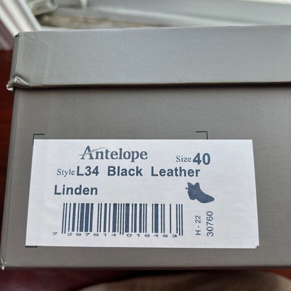 L34 Linden Women's Comfy Leather Winter Booties Sz 40EU / 9-9.5US in Black - Picture 2 of 11